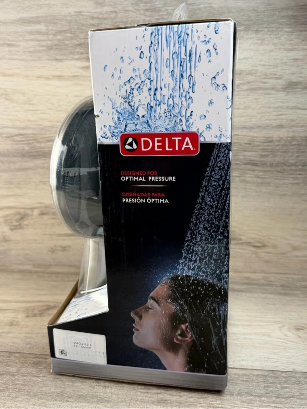 NEW Delta In2ition 2-in-1 Shower Head Brushed Nickel 4 Spray Settings 75955SN